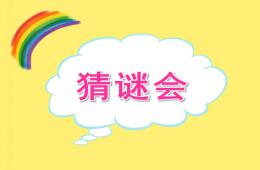 中班主題猜謎會PPT課件