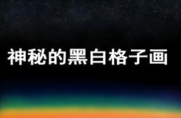 大班美術神秘的黑白格子畫PPT課件