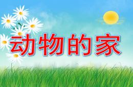中班科學動物的家PPT課件