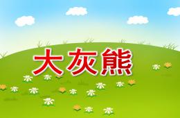 小班歌唱活動大灰熊PPT課件配樂