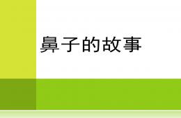 中班主題鼻子的故事PPT課件
