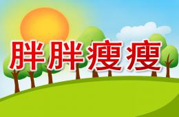 大班健康活動胖胖瘦瘦PPT課件