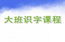 幼兒園大班識字課程PPT課件