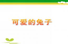 小班科學(xué)可愛的兔子PPT課件