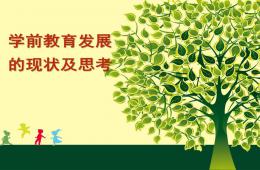幼兒學前教育發展的現狀及思考PPT課件
