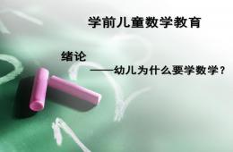 幼兒園數學教育目標PPT課件