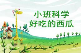 小班科學優(yōu)質課好吃的西瓜PPT課件
