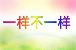 大班美術(shù)一樣不一樣PPT課件
