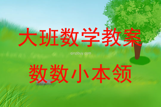 大班數學活動教案:數數小本領教案(附教學反思)