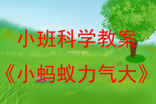 幼兒園小班科學(xué)活動：小螞蟻力氣大小班科學(xué)活動：小螞蟻力氣大