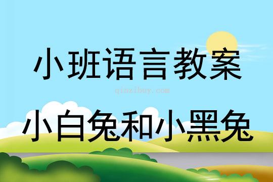 幼兒園小班語言教案：小白兔和小黑兔小班語言教案：小白兔和小黑兔