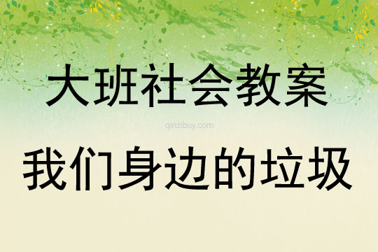 大班社會我們身邊的垃圾教案反思