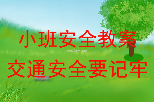 小班安全活動教案：交通安全要記牢教案(附教學反思)
