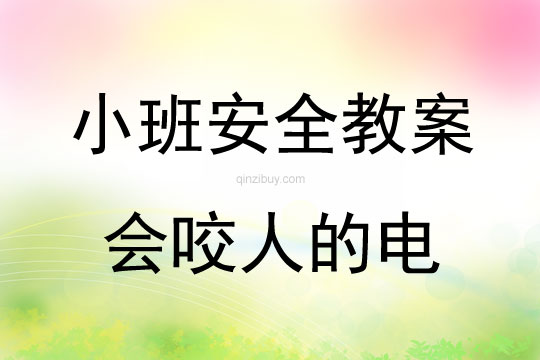小班安全活動教案：會咬人的電教案