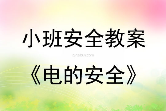 小班安全活動(dòng)教案：電的安全教案