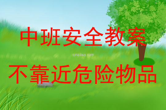 中班安全不靠近危險物品教案