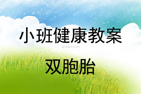 小班體育教案：雙胞胎小班體育教案：雙胞胎