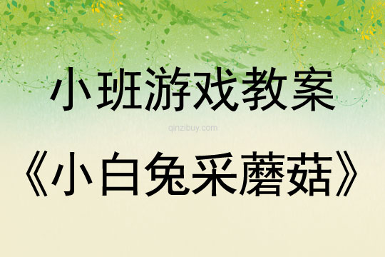 小班體育游戲：小白兔采蘑菇小班體育游戲：小白兔采蘑菇