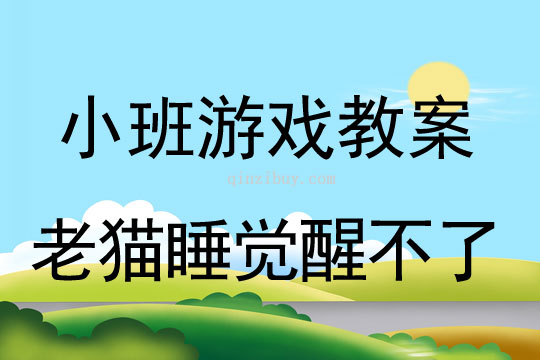 小班體育游戲活動(dòng)老貓睡覺醒不了教案反思