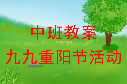 中班九九重陽節活動教案反思