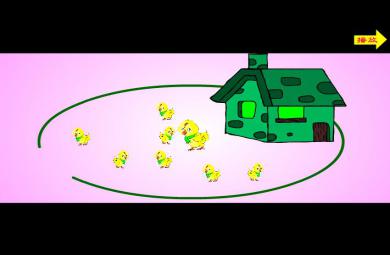 幼兒園小班數(shù)學(xué)封閉圖形FLASH課件動畫