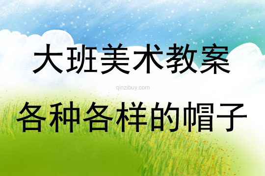 大班手工活動各種各樣的帽子教案反思