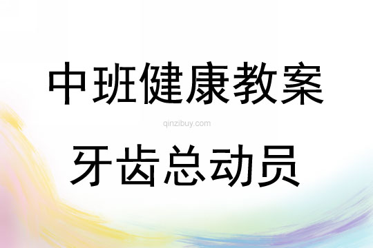 中班健康活動牙齒總動員教案反思