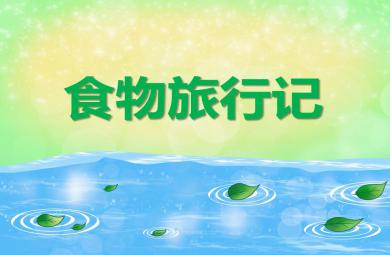 大班健康活動食物旅行記PPT課件