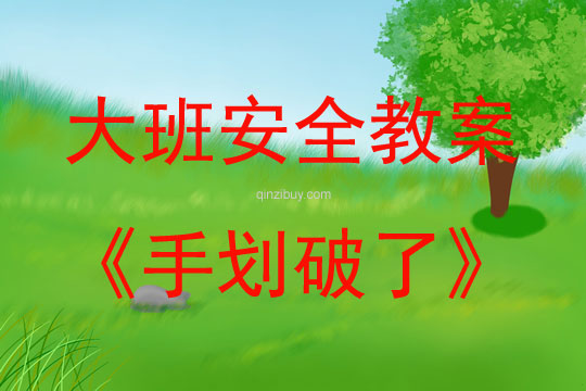 大班安全手劃破了教案反思