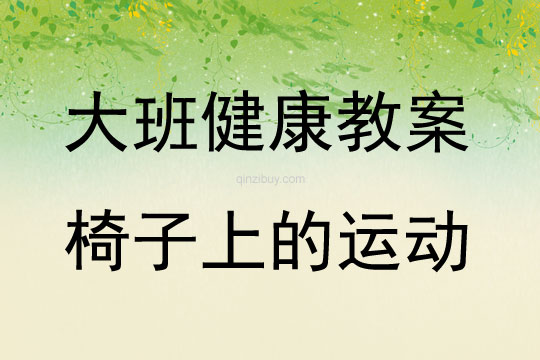 大班體育活動椅子上的運動教案反思