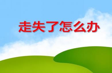 中班安全活動走失了怎么辦PPT課件