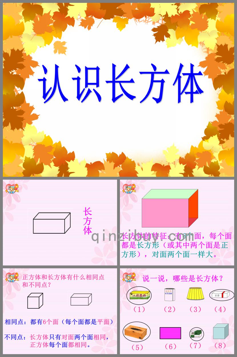 大班數(shù)學(xué)認(rèn)識(shí)長(zhǎng)方體PPT課件