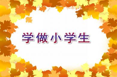 大班社會學做小學生PPT課件