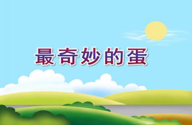 中班閱讀最奇妙的蛋PPT課件