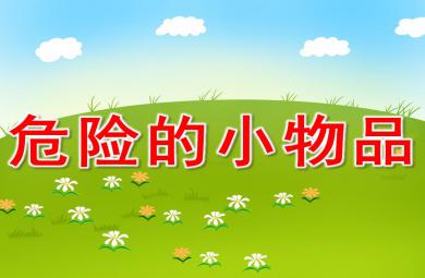 大班安全危險的小物品PPT課件