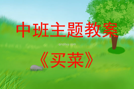 中班主題活動買菜教案反思