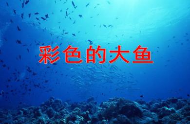 中班美術彩色的大魚PPT課件