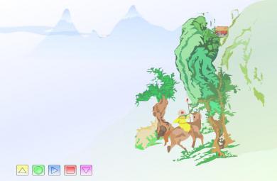 幼兒園大班語言古詩從軍行-王昌齡FLASH課件動(dòng)畫