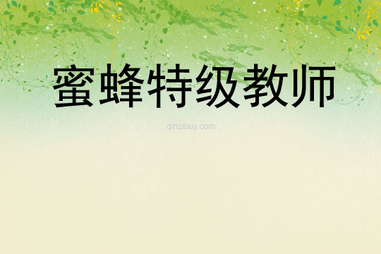 蜜蜂特級(jí)教師