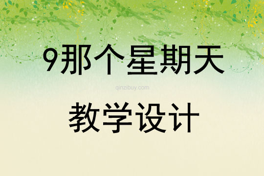 9那個星期天教學設計