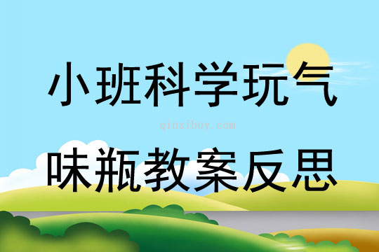 小班科學(xué)玩氣味瓶教案反思