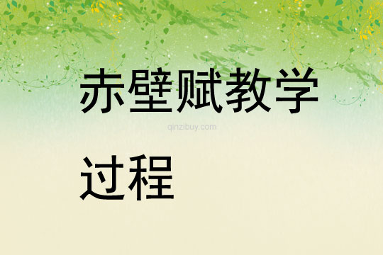 赤壁賦教學過程