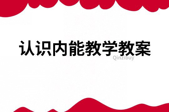 認識內能教學教案