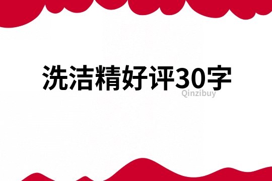 洗潔精好評30字