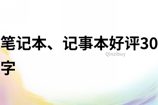 筆記本、記事本好評30字