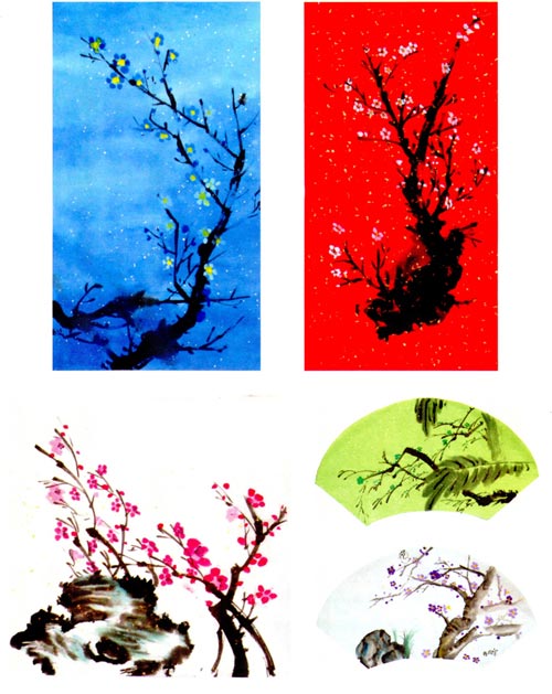 幼兒園大班畫畫教案設計：梅花